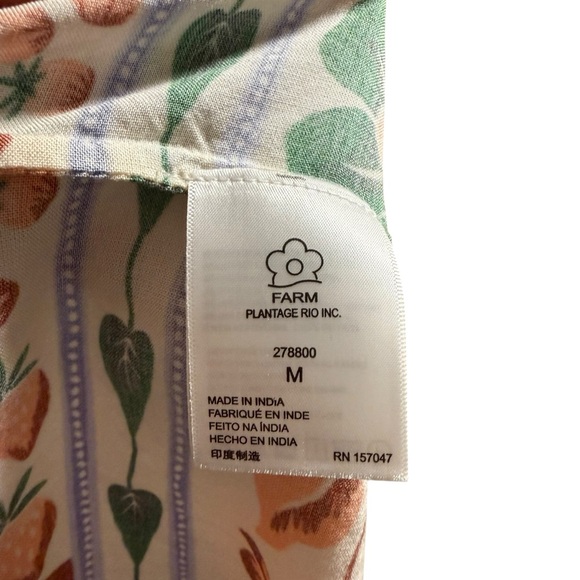 Anthropologie FARM Rio V-Neck Kaftan Maxi Cut-Out Dress Medium - Picture 16 of 16